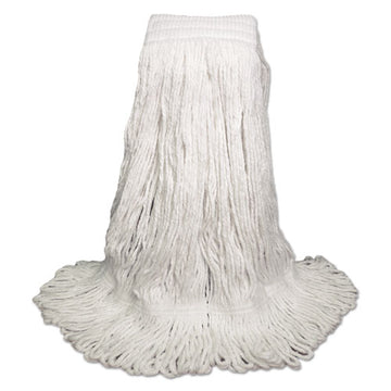 Boardwalk® Mop Head, Pro Loop Web-tailband, Premium Saddleback Head, Ryn, 24-oz., Wh, 12-ct freeshipping - TVN Wholesale